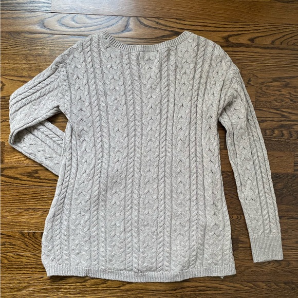 American Eagle Side Zip Sweater - Wheat - Medium - Picture 3 of 4